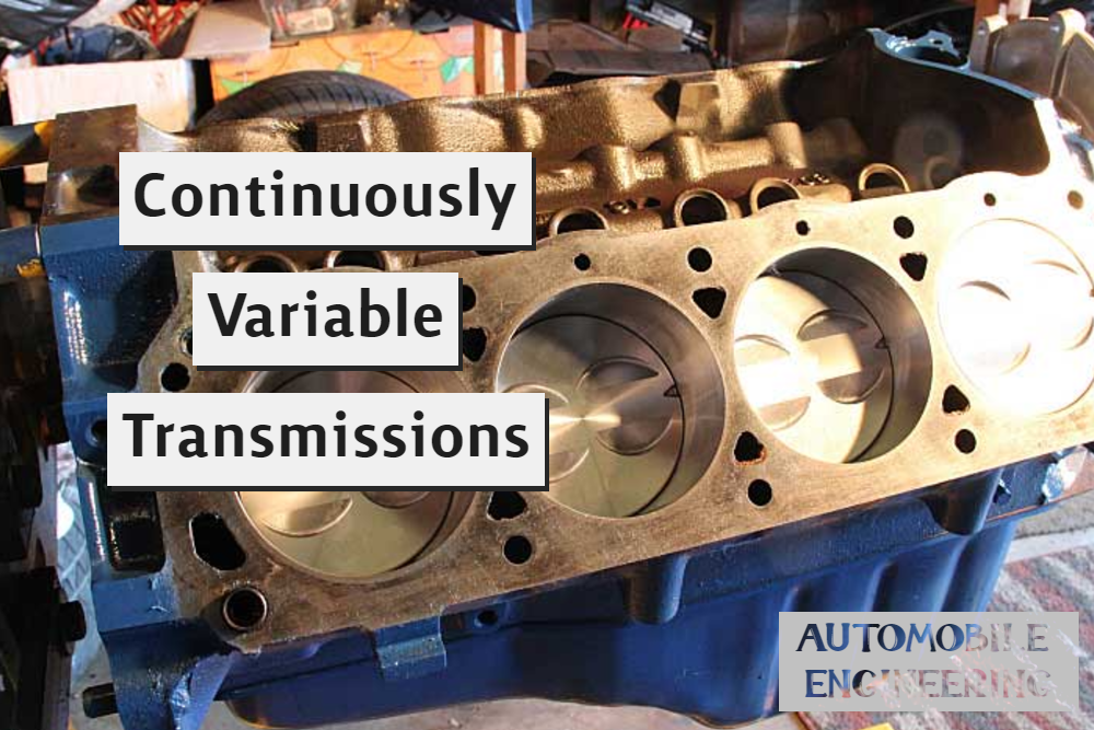 Continuously Variable Transmissions