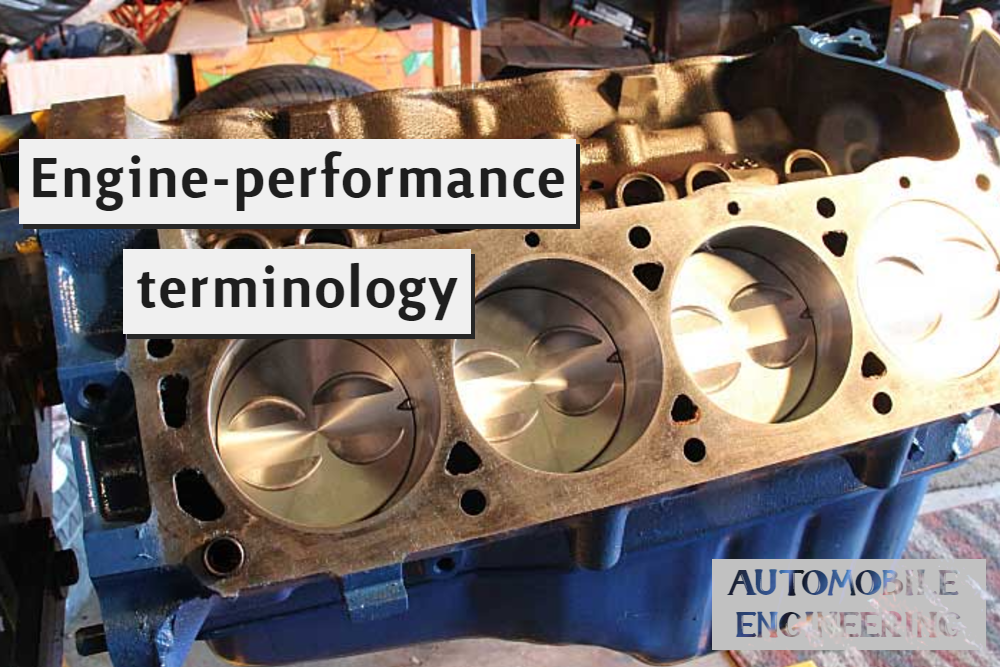 Engine-performance terminology