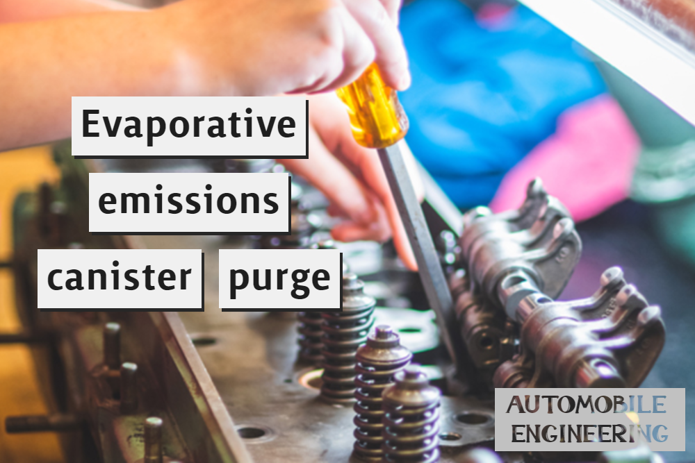 Evaporative emissions canister purge