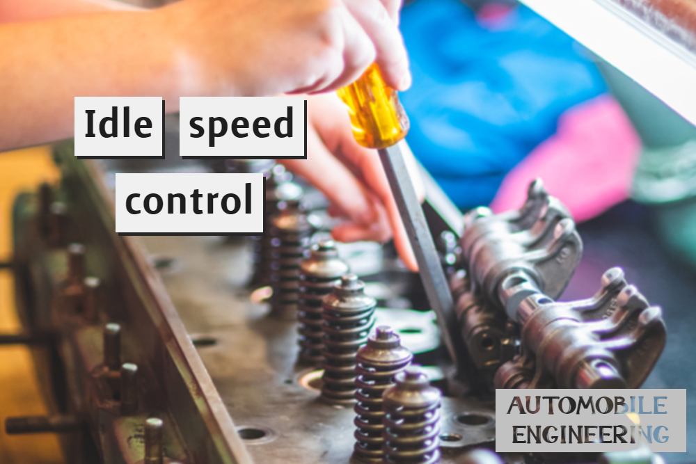 Idle speed control