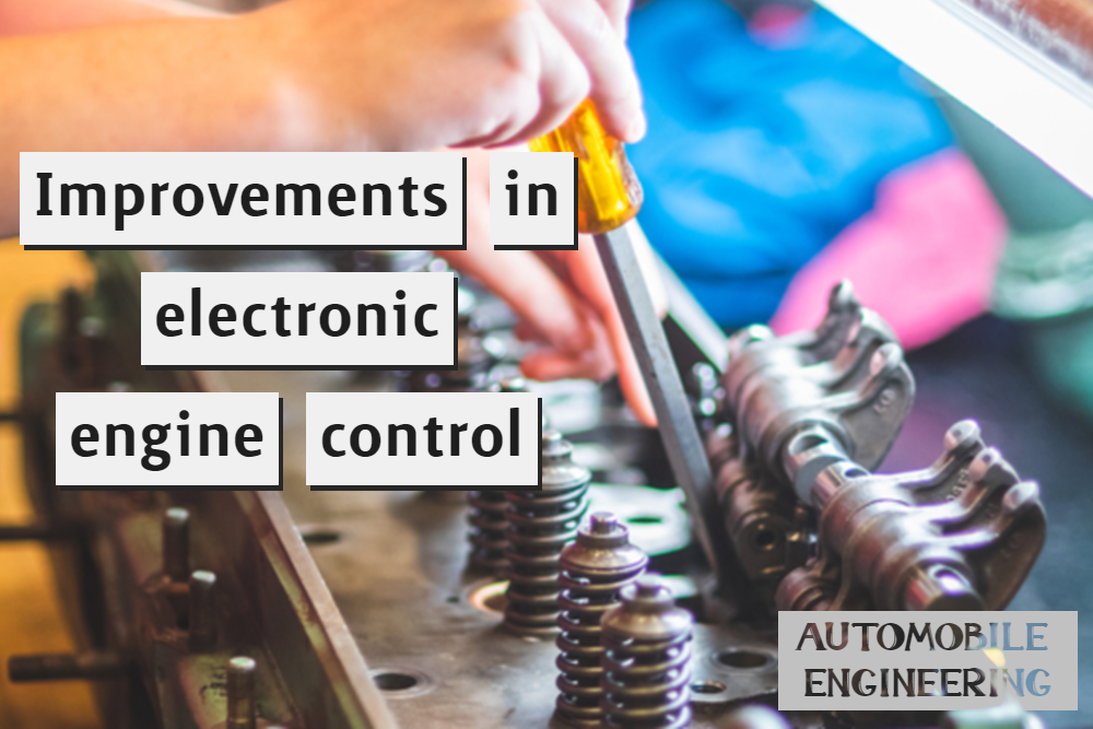 Improvements in electronic engine control