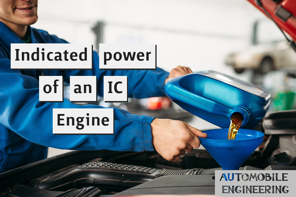 Indicated power of an IC Engine