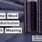 One Word Substitution with Meaning