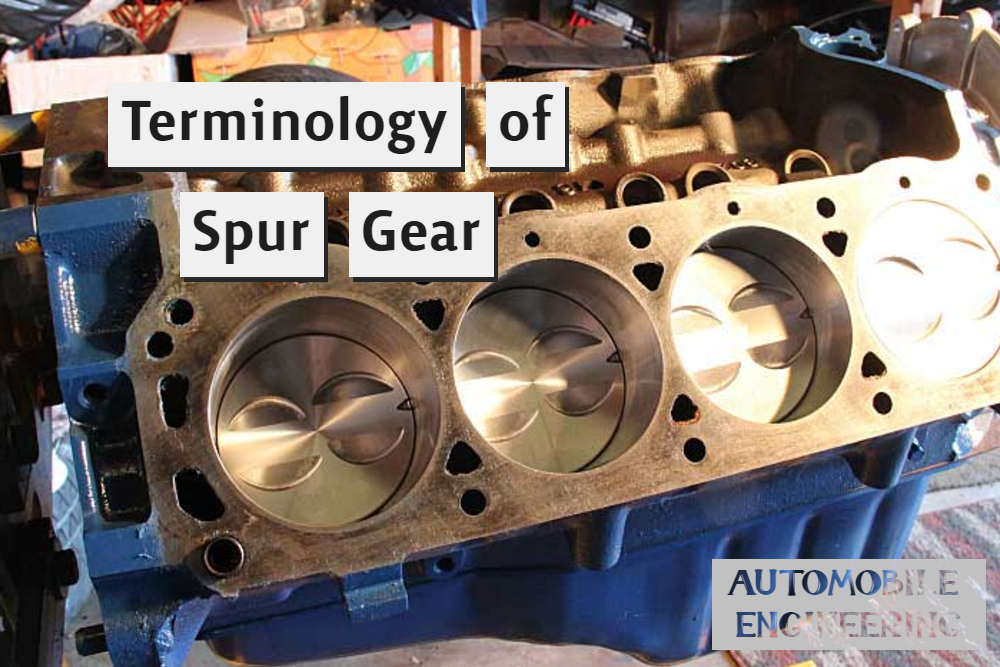 Terminology of Spur Gear