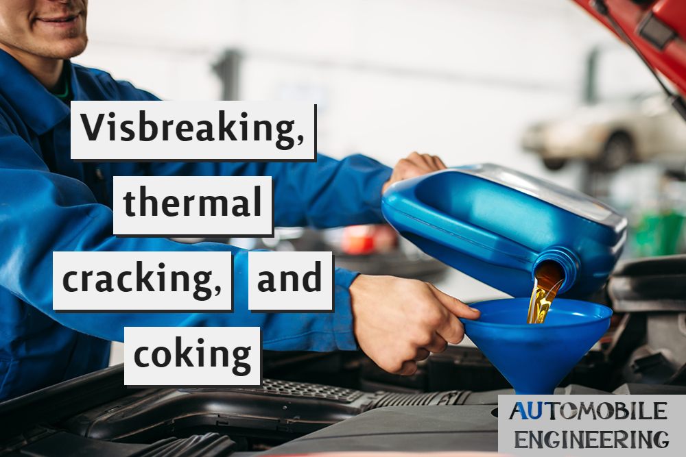Visbreaking, thermal cracking, and coking