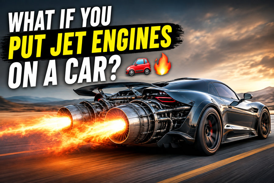 What If You Put Jet Engines on a Car? 🚗🔥