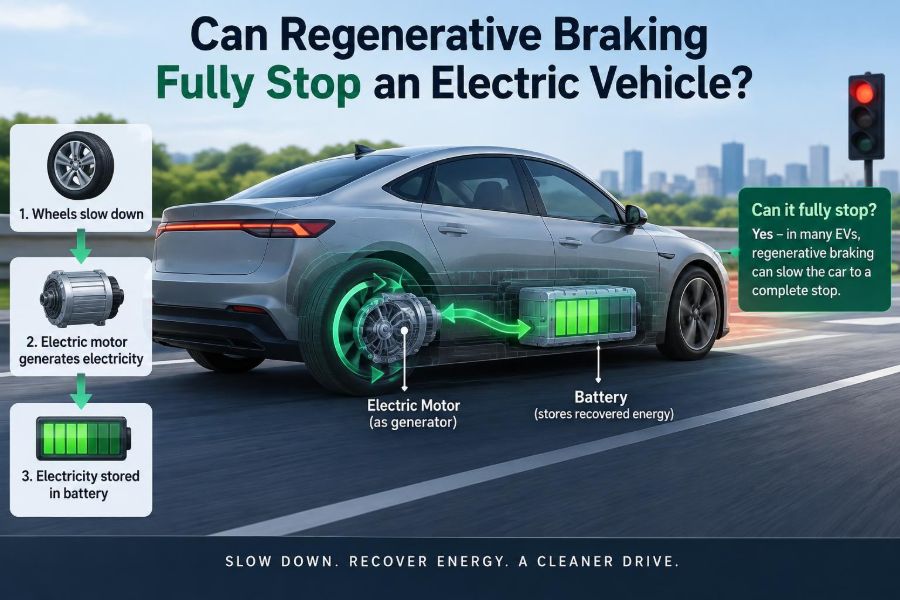 🚙 Can Regenerative Braking Fully Stop an Electric Vehicle?