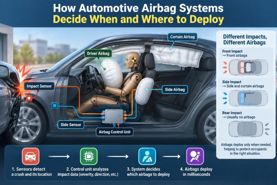 π‘οΈ How Automotive Airbag Systems Decide When and Where to Deploy