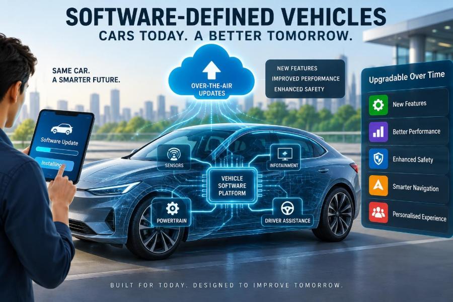 🚘 How Software-Defined Vehicles Are Turning Cars into Upgradeable Digital Platforms