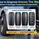 🚗 How to Diagnose Uneven Tire Wear Before It Damages Suspension Components
