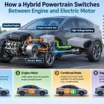 🚗 Under the Hood: How a Modern Hybrid Powertrain Switches Between Engine and Electric Motor
