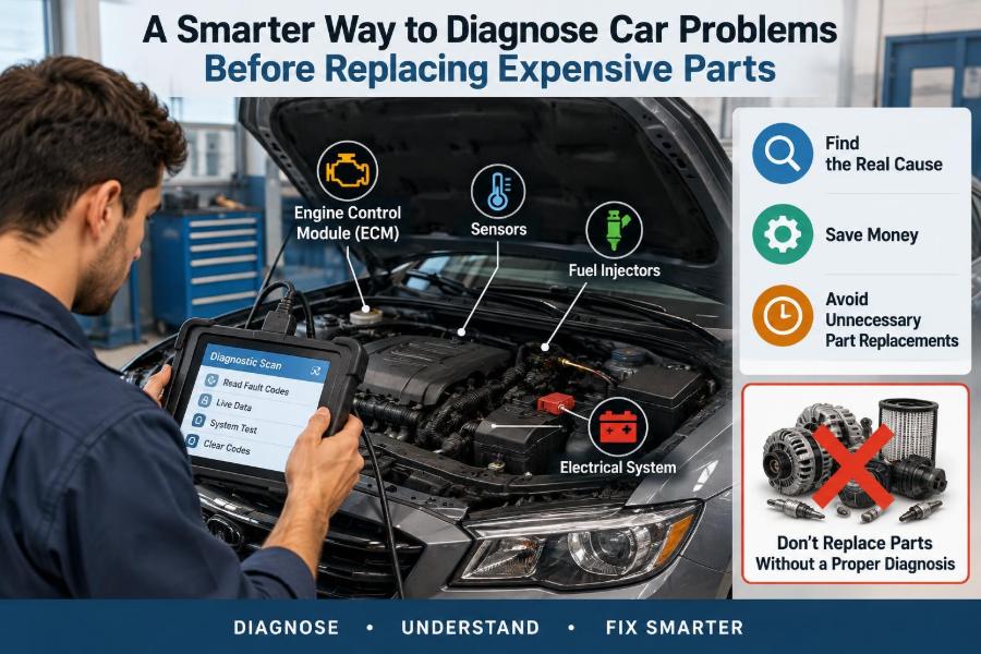 🚗 A Smarter Way to Diagnose Car Problems Before Replacing Expensive Parts