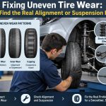 🚗 Fixing Uneven Tire Wear: How to Find the Real Alignment or Suspension Problem