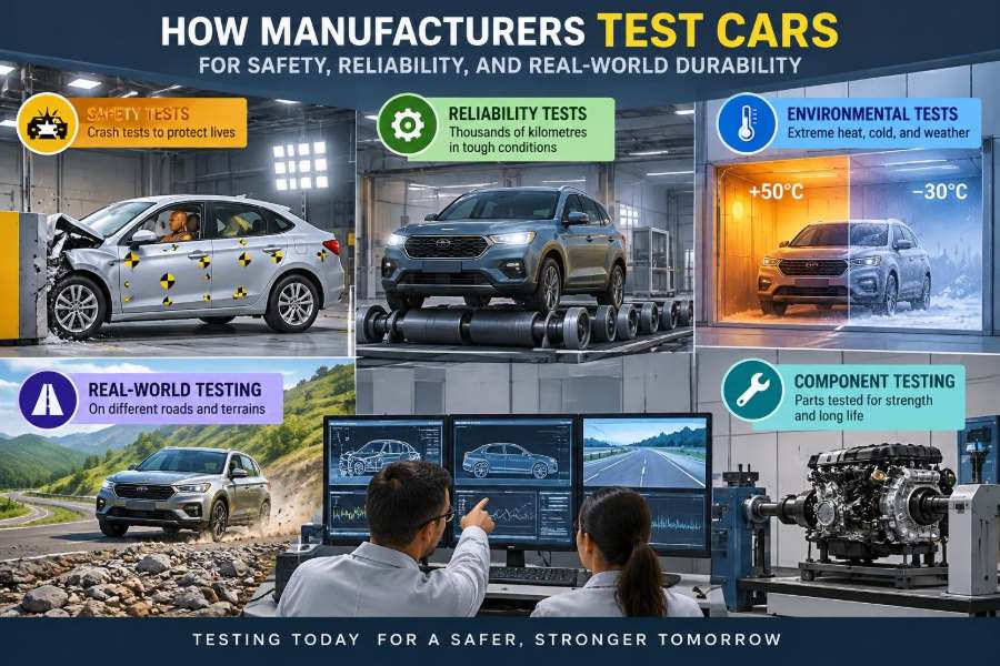 🚗 How Manufacturers Test Cars for Safety, Reliability, and Real-World Durability