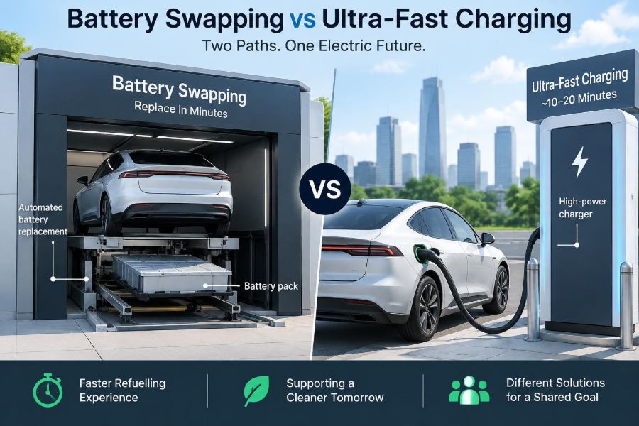 🚗 Whether Battery Swapping Can Compete with Ultra-Fast EV Charging